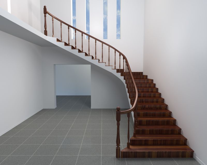 Curved Staircase Installation