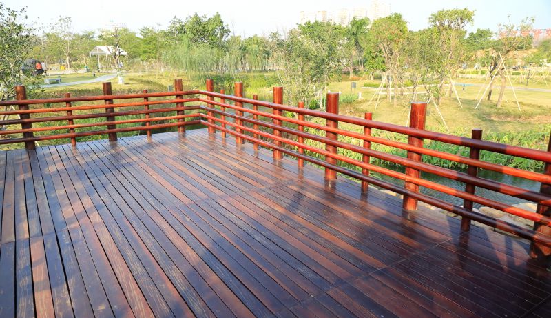 Deck Handrail Installation