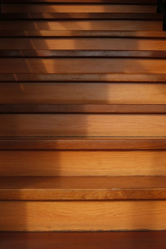 Mahogany Stairs Installation