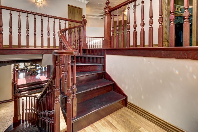 Mahogany Stairs Installation
