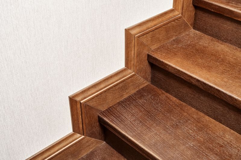 Wood Stair Edging Installation