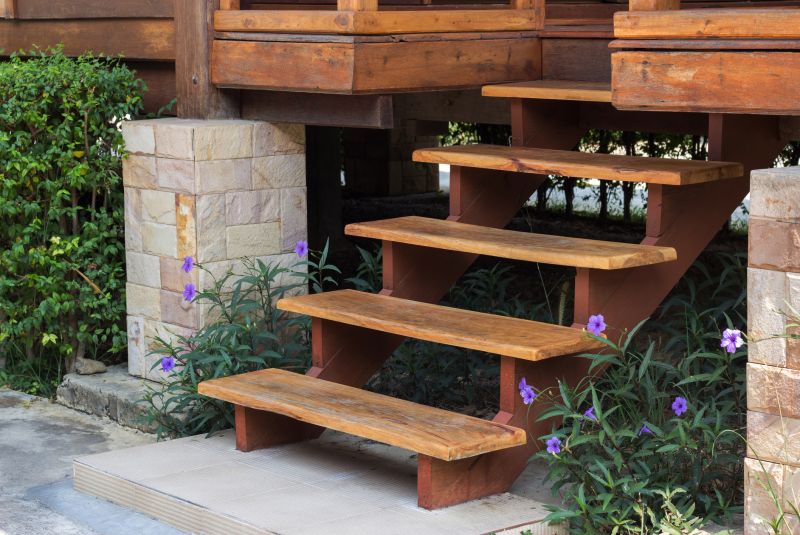 Wooden Steps Installation