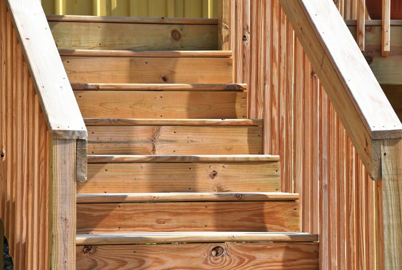 Wooden Steps Installation