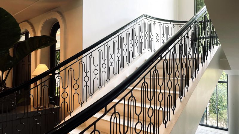 Wrought Iron Rail Installation
