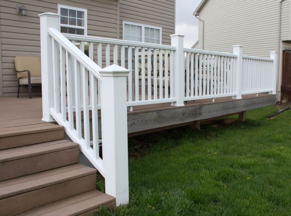 Outdoor Porch Railing Install