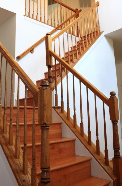 Cherry Wood Steps Installation in Acworth