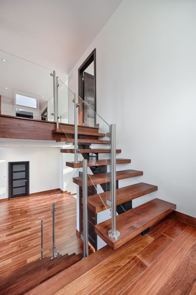 Mahogany Stairs Installation in Acworth